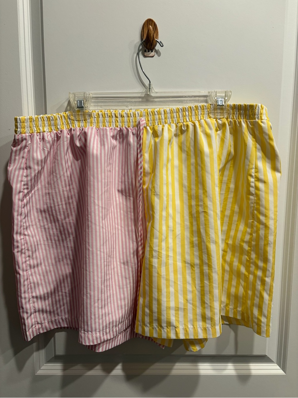 SHEIN Women's Multicolor Striped Shorts Size 2XL Elastic Waist
